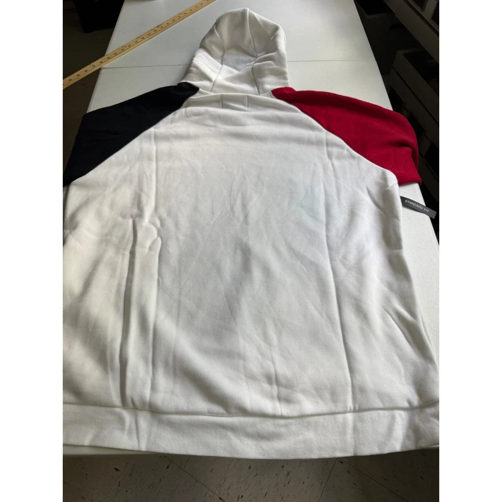 New Nike Air Jordan Jumpman Flight Fleece Hoodie AR9780-100 White Men's XXL NWT